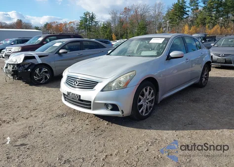 2010 Infiniti G37X z USA, uszkodzony, nr VIN JN1CV6AR6AM252752